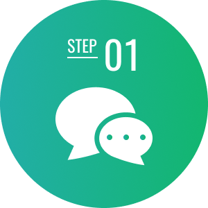STEP 01 無料相談のアイコン