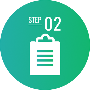 STEP 02 現状ヒアリングのアイコン