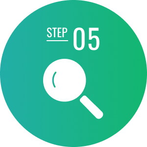 STEP 05 テスト運用のアイコン